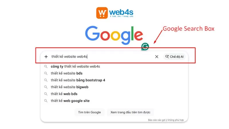 Google Search Box l&agrave; g&igrave;?